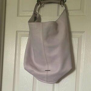 Rebecca Minkoff lavender slouchy Leather hobo bag